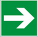 Знак "Направление эвакуации"