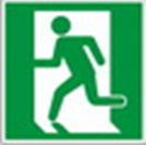 Знак "Выход здесь" (левосторонний)