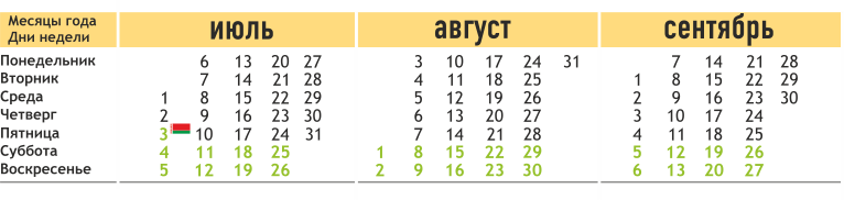 Пятидневная рабочая неделя