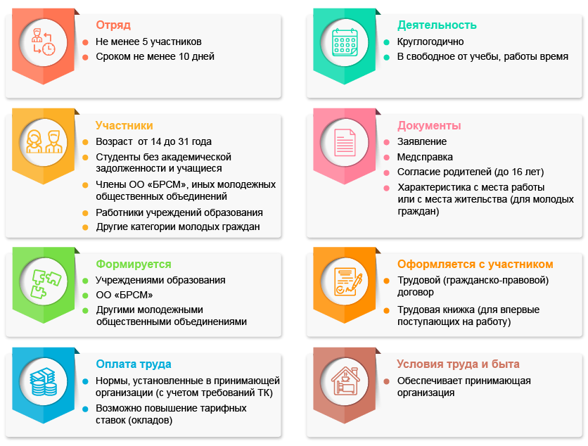 Организация деятельности студенческого отряда