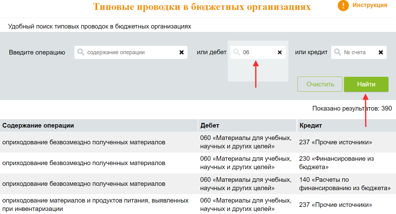 Алгоритм работы со справочником