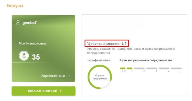 Уровень  компании
