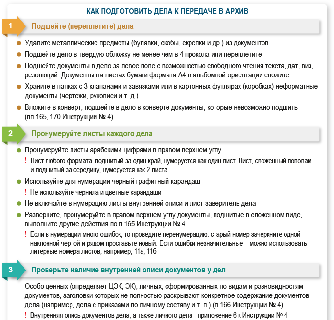 Передаем дела в архив организации: что надо знать